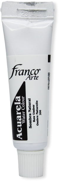 ACUARELA EN TUBO  15 ML. 206 SOMBRA NATURAL FRANCO ARTE (4*63)