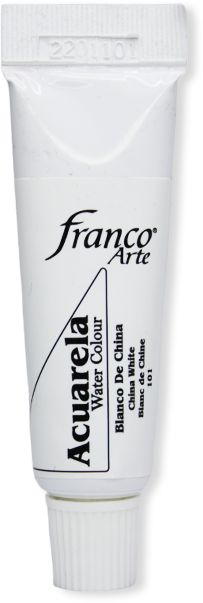 ACUARELA EN TUBO  15 ML. 101 BLANCO DE CHINA FRANCO ARTE (4*63)