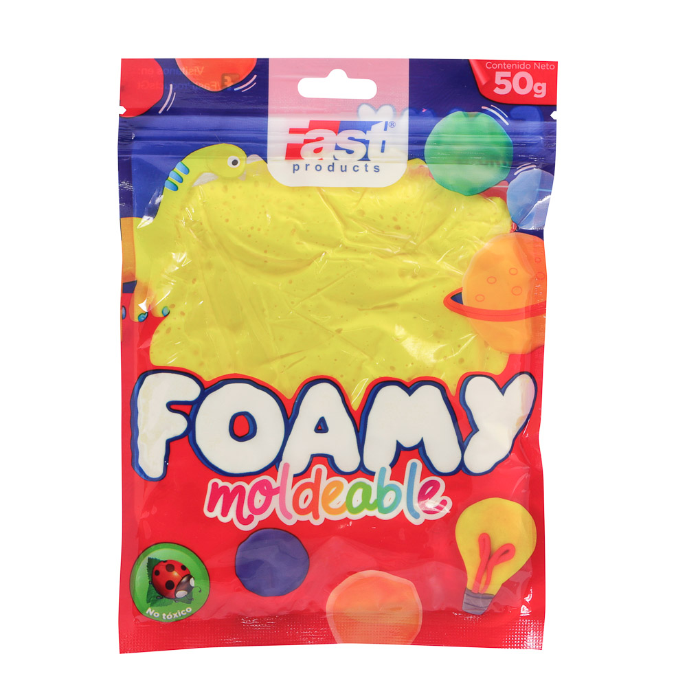 FOAMY MOLDEABLE 50 G. AMARILLO FAST