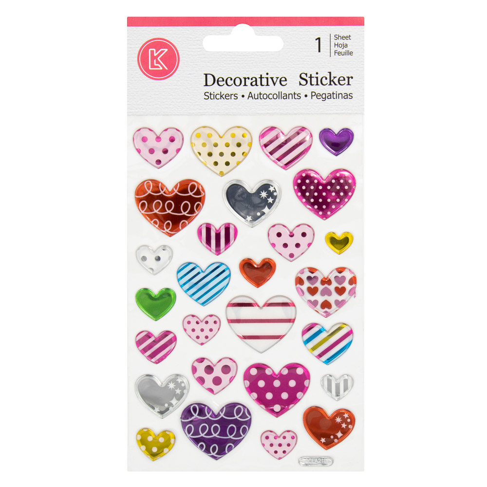 STICKERS CORAZONES LONG KING