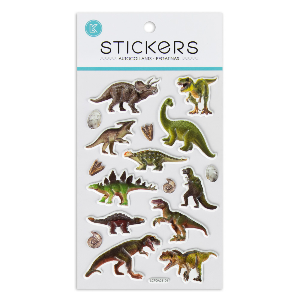 STICKERS DINOSAURIOS LONG KING