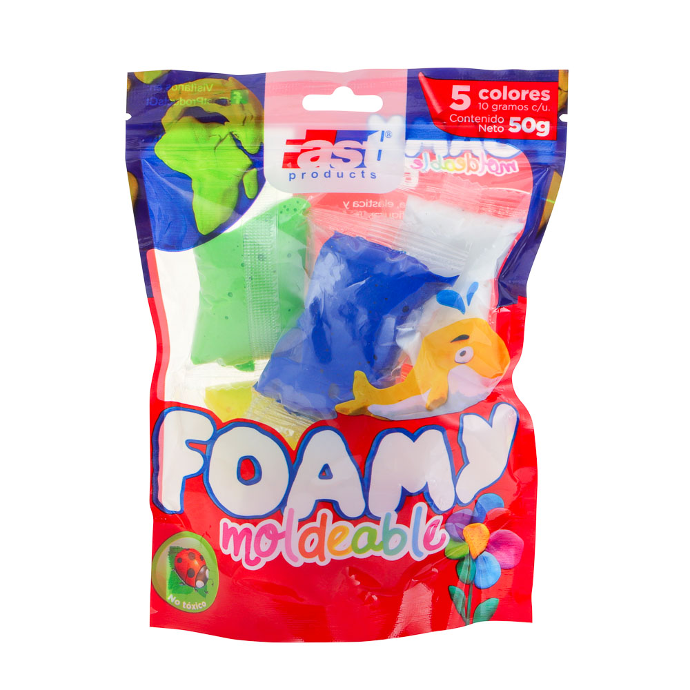 FOAMY MOLDEABLE 05 COL. FAST