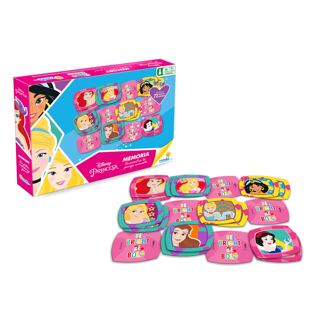 JUEGO DE MESA MEMORIA PRINCESAS RONDA