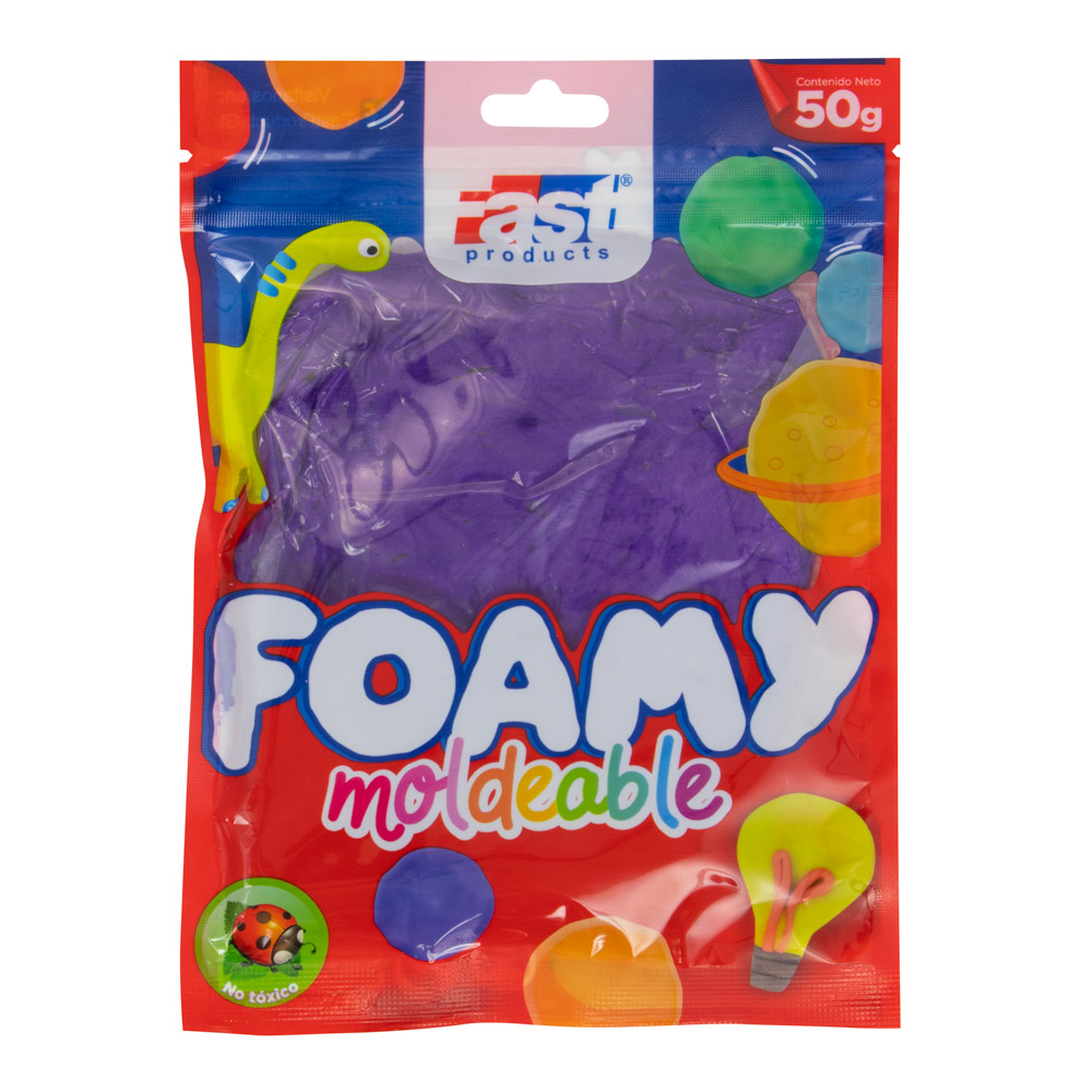 FOAMY MOLDEABLE 50 G. MORADO FAST