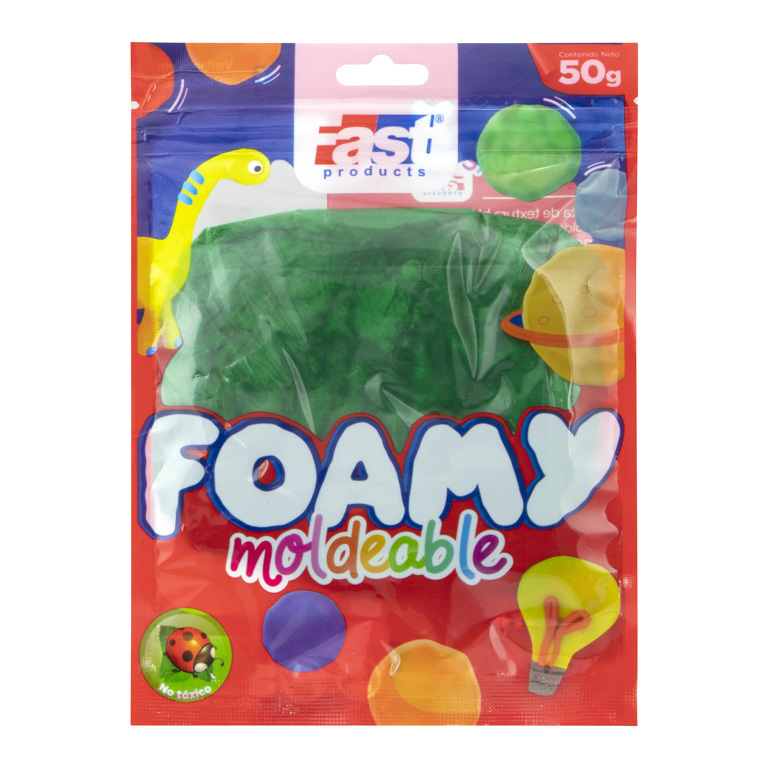 FOAMY MOLDEABLE 50 G. VERDE FAST