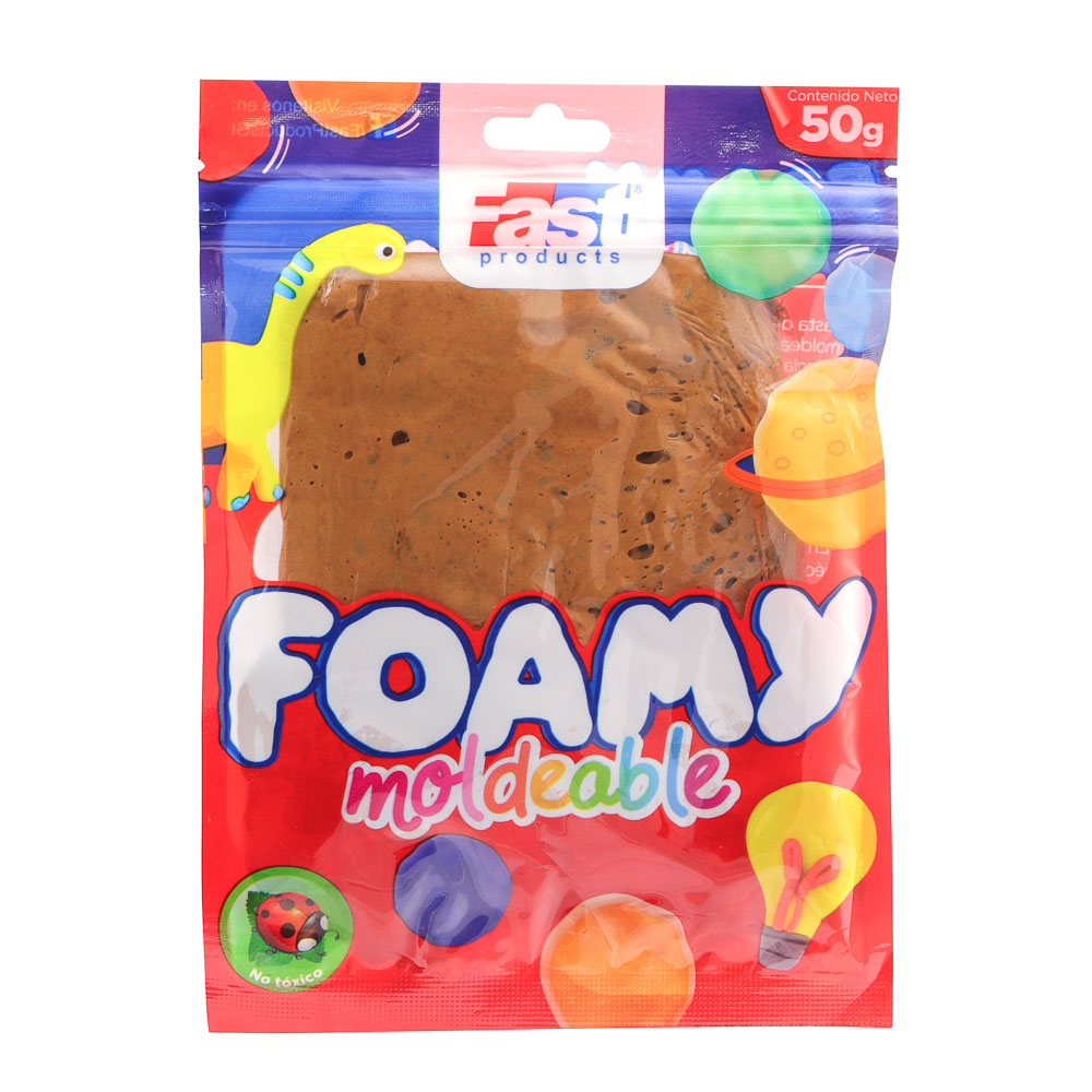 FOAMY MOLDEABLE 50 G. CAFE CLARO FAST