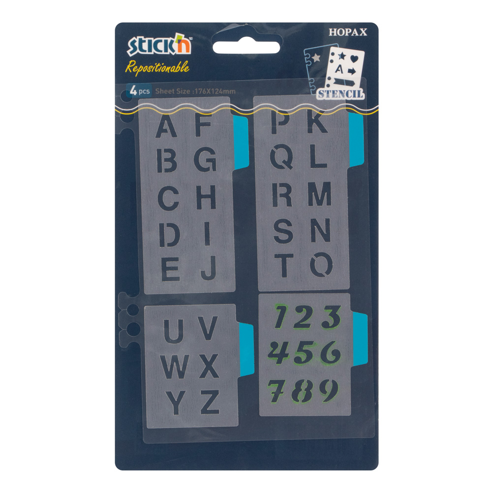 PLANTILLA ALFABETO 26100 STICKN