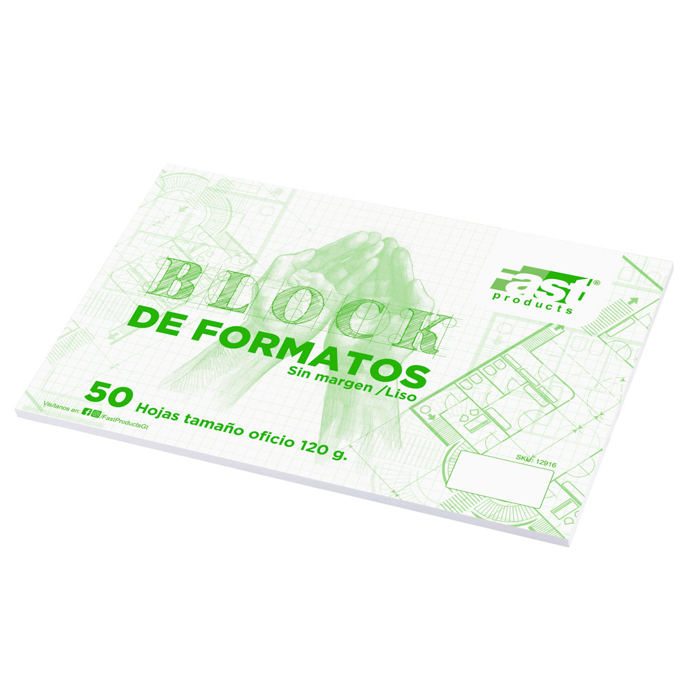 BLOCK OFICIO LISO 120G. 50 H. FAST