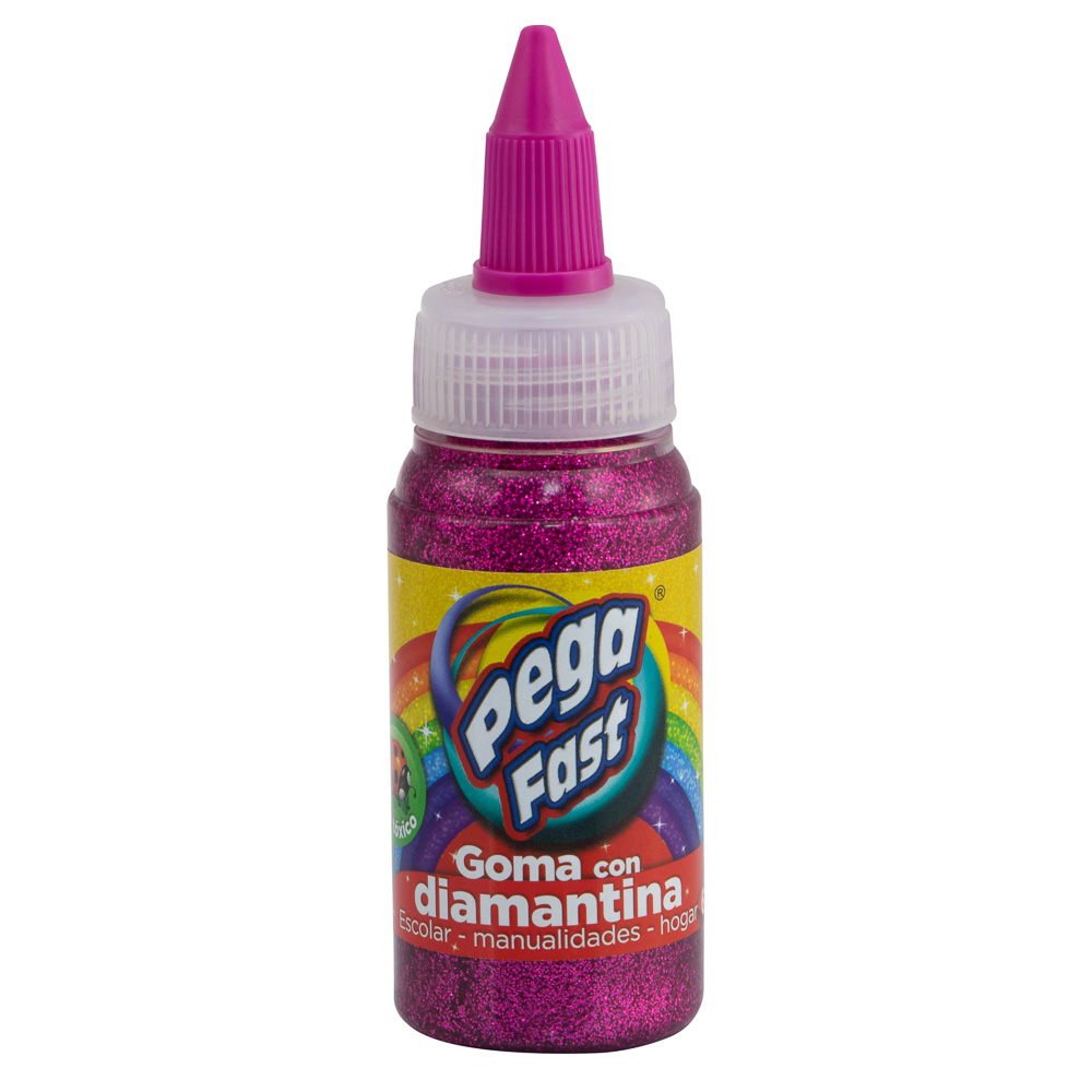 GOMA CON DIAMANTINA 60 ML. FUCSIA FAST