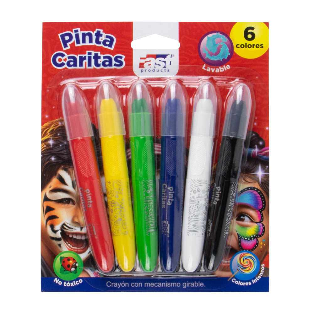 PINTACARITAS 6 COL. FAST