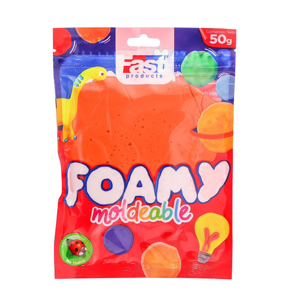 FOAMY MOLDEABLE 50 G. NARANJA FAST