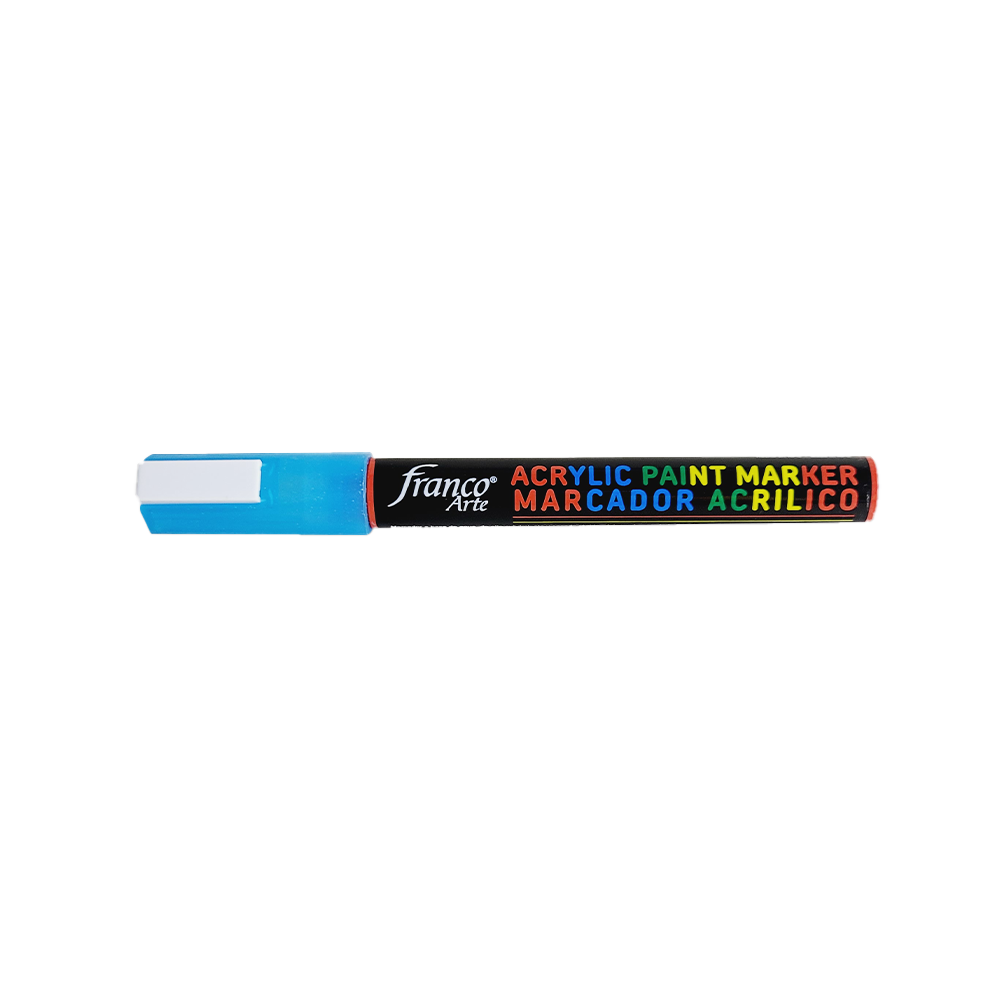 MARCADOR ACRILICO 41430 3 MM. AZUL METALICO FRANCO ARTE (6*30*4)