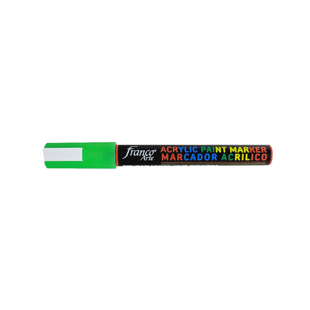 MARCADOR ACRILICO 41436 3 MM. VERDE METALIZADO FRANCO ARTE (6*30*4)