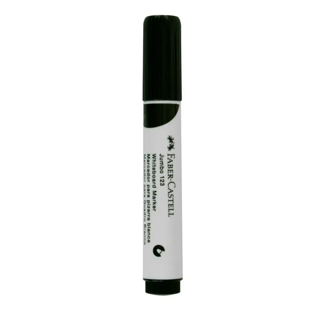 MARCADOR DE PIZARRON PUNTA REDONDA NEGRO FABER CASTELL