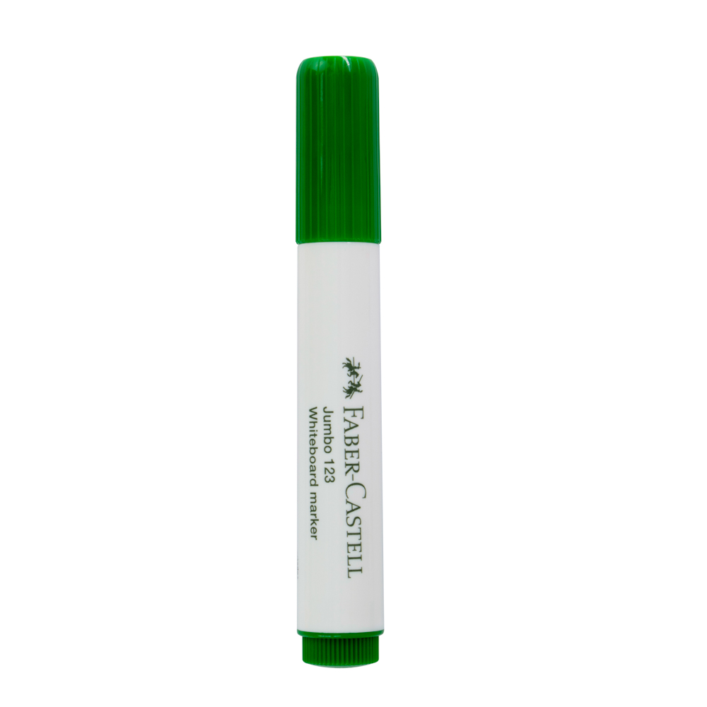 MARCADOR DE PIZARRON PUNTA REDONDA VERDE FABER CASTELL