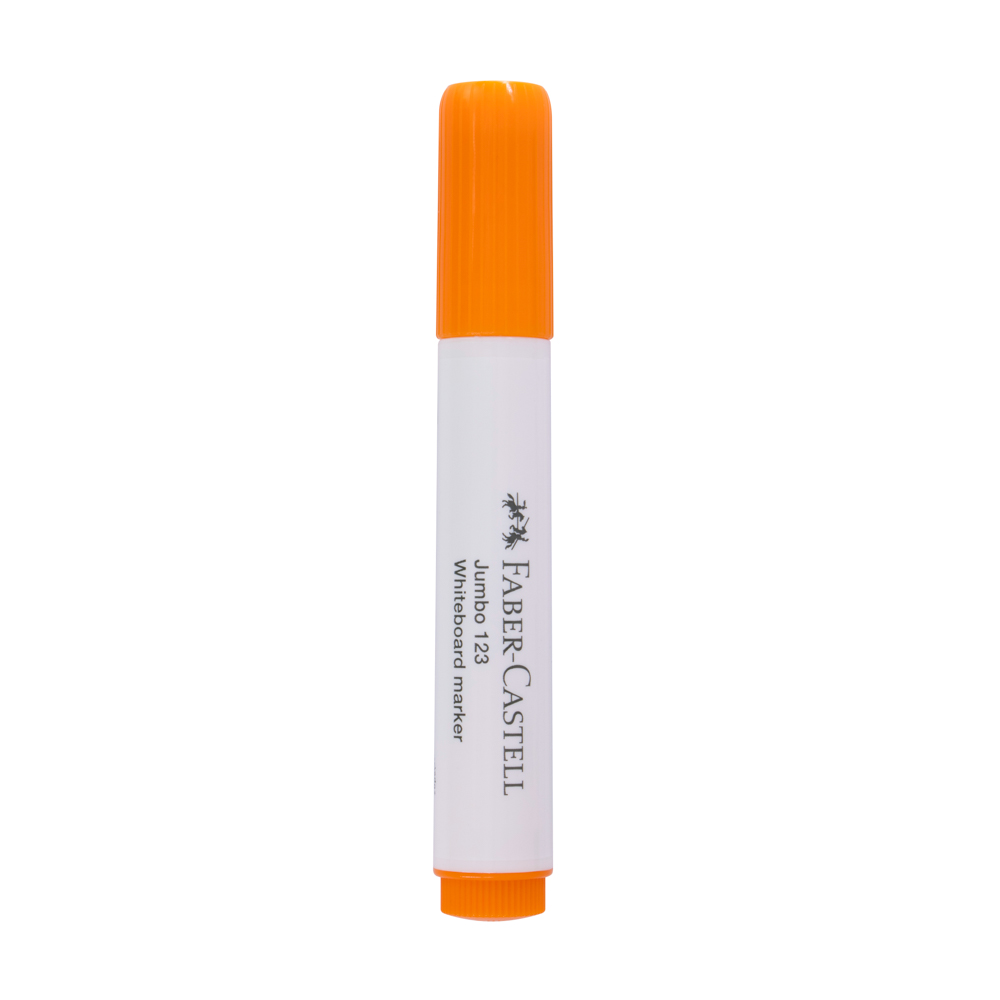 MARCADOR DE PIZARRON PUNTA REDONDA NARANJA FABER CASTELL