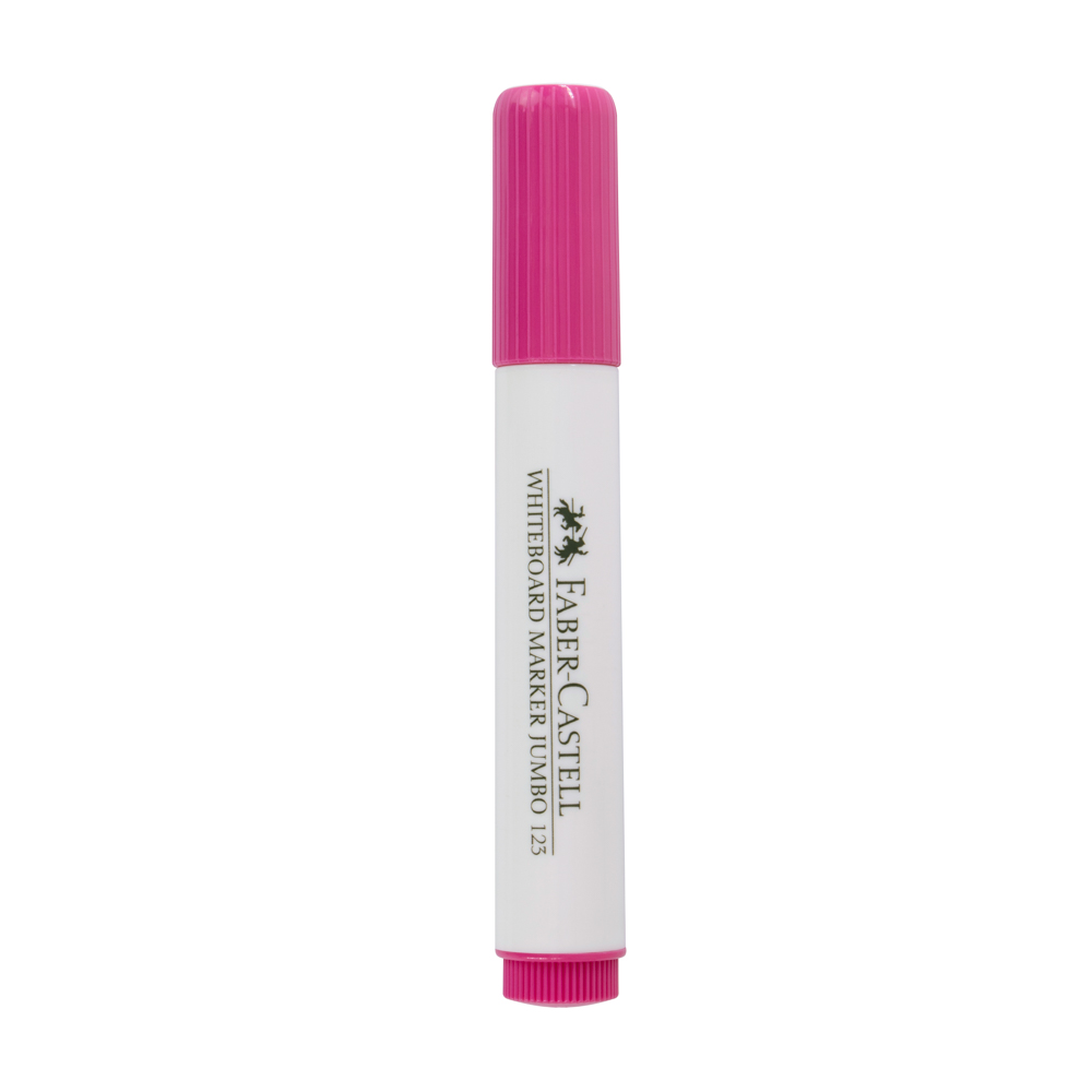 MARCADOR DE PIZARRON PUNTA REDONDA FUCSIA FABER CASTELL