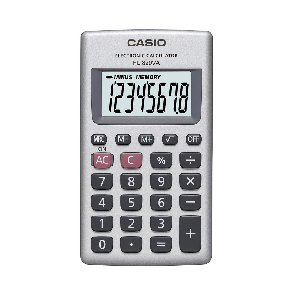 CALCULADORA HL-820 VA 8 DIGITOS CASIO