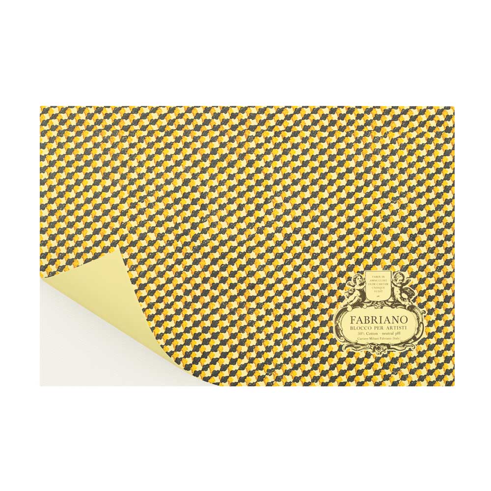 BLOCK ACUARELA 50 % G. ALGODON GRUESO 12 PLG. X 18 PLG. 20 H. 300 G. FABRIANO