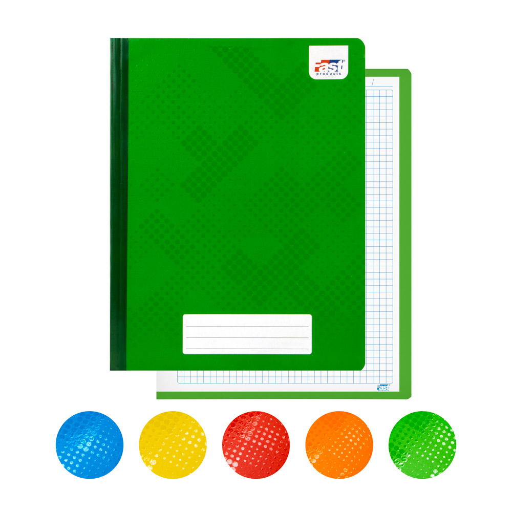 CUADERNO COSIDO GRANDE 100 H. CUADROS 5 MM. FAST   