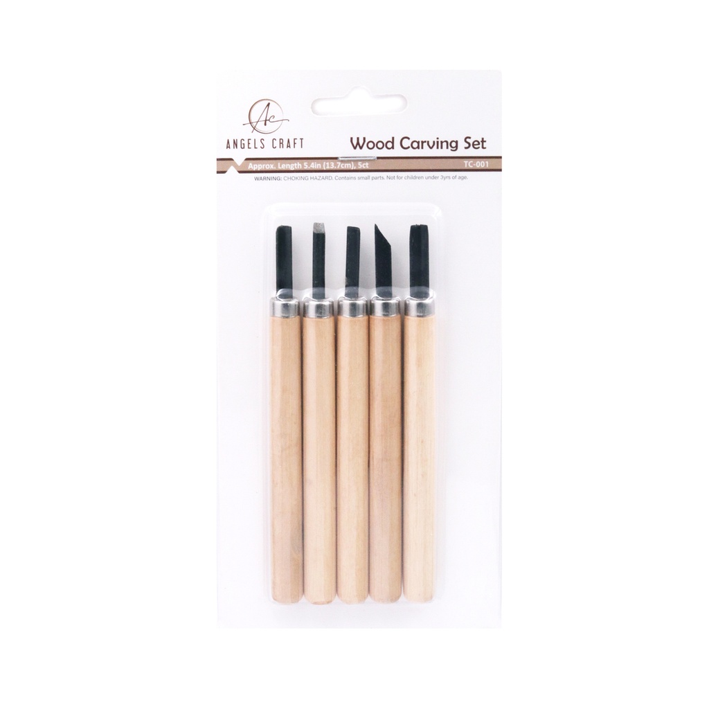 GUVIAS TALLADORAS DE MADERA TC-001 5 U. ANGELS CRAFT