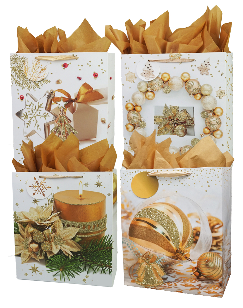 BOLSA DE REGALO GB-118 NAVIDEÑA GRANDE ANGELS CRAFT