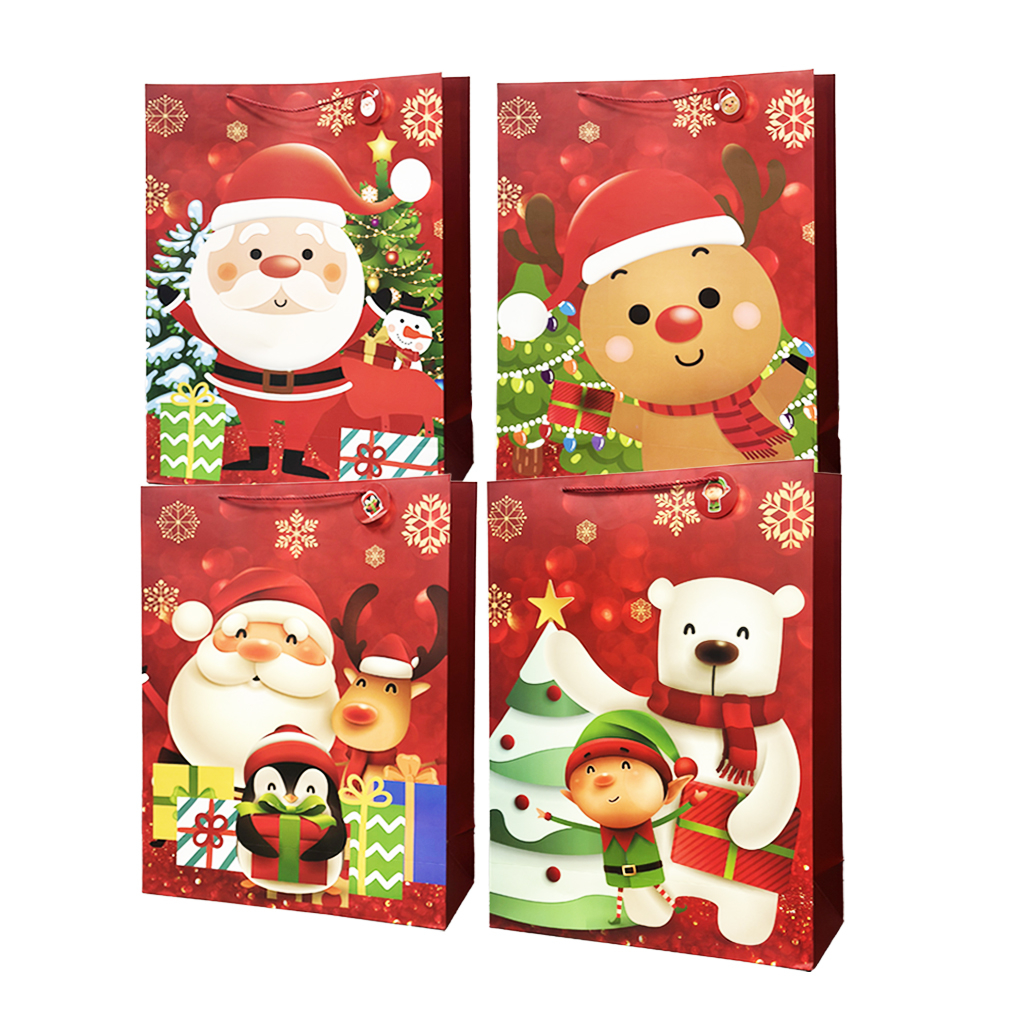 BOLSA DE REGALO GB-153 NAVIDEÑA SUPER JUMBO ANGELS CRAFT