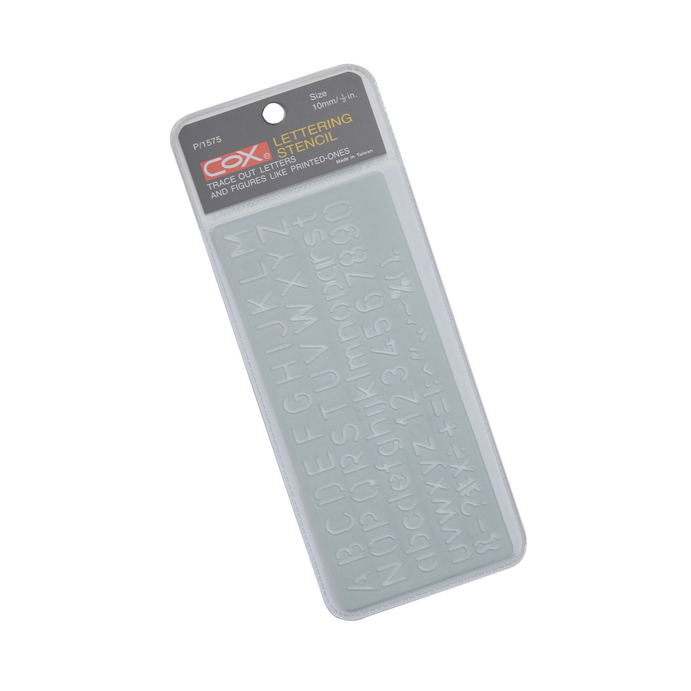 PLANTILLA LETRAS 10 MM. COX 