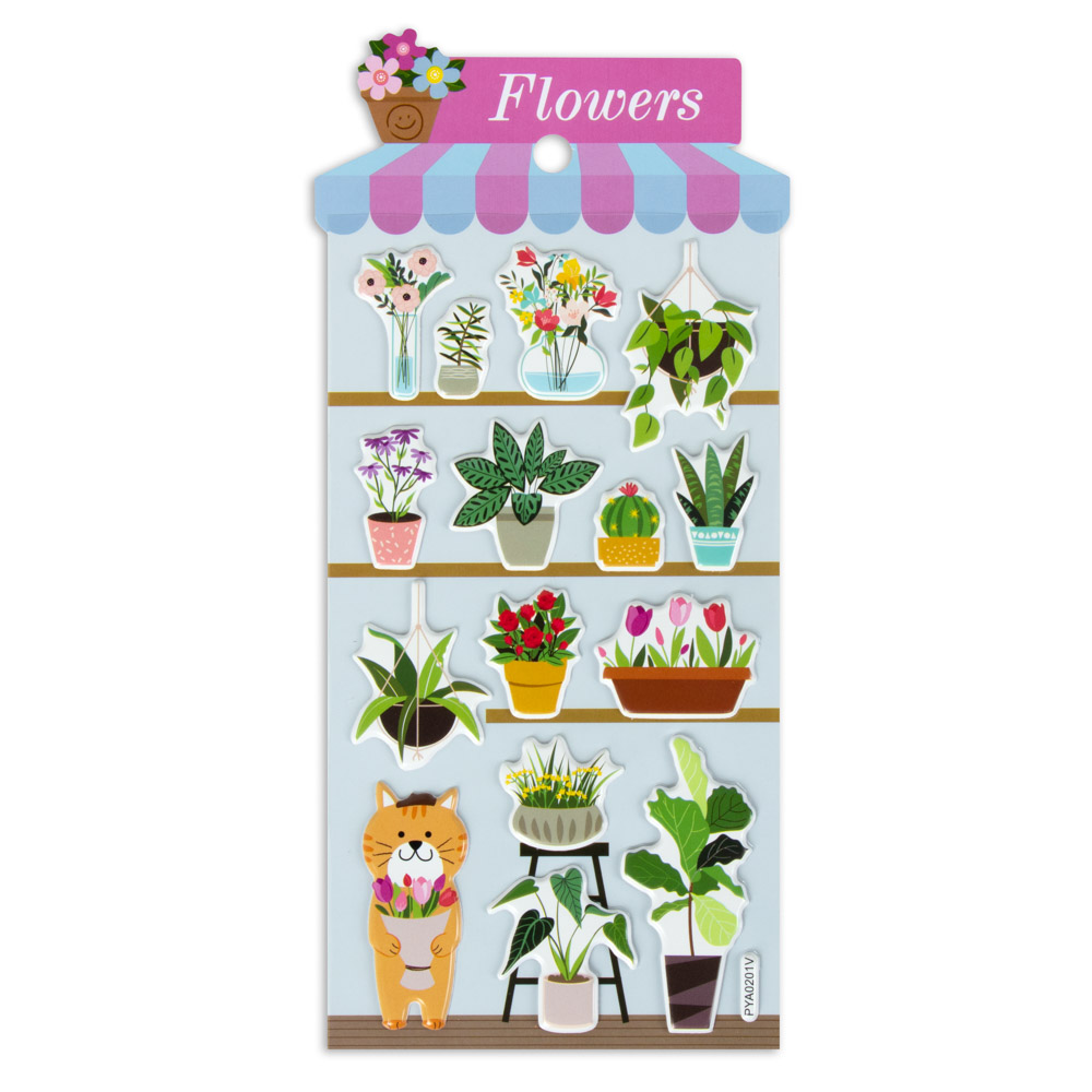 STICKERS FLORES LONG KING 