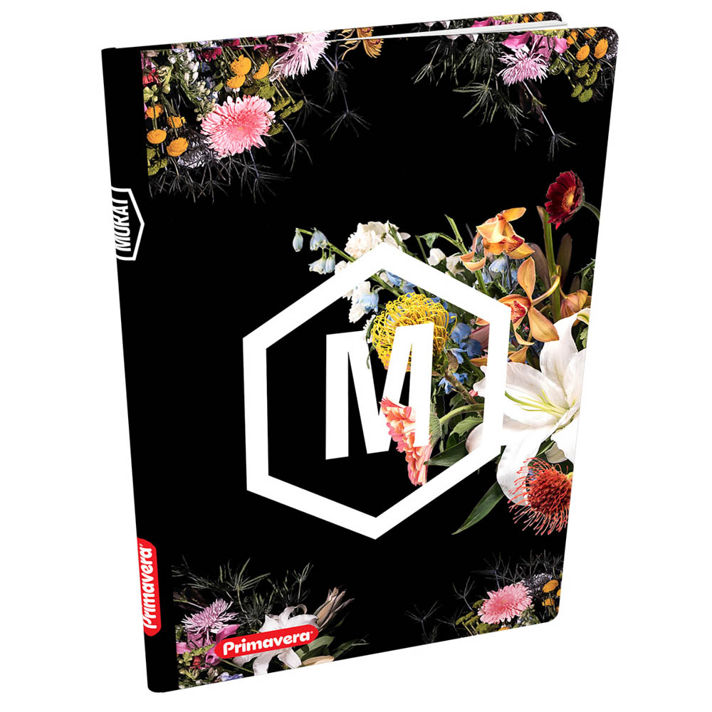 CUADERNO COSIDO EMPASTADO 100H LINEAS MORAT PRIMAVERA