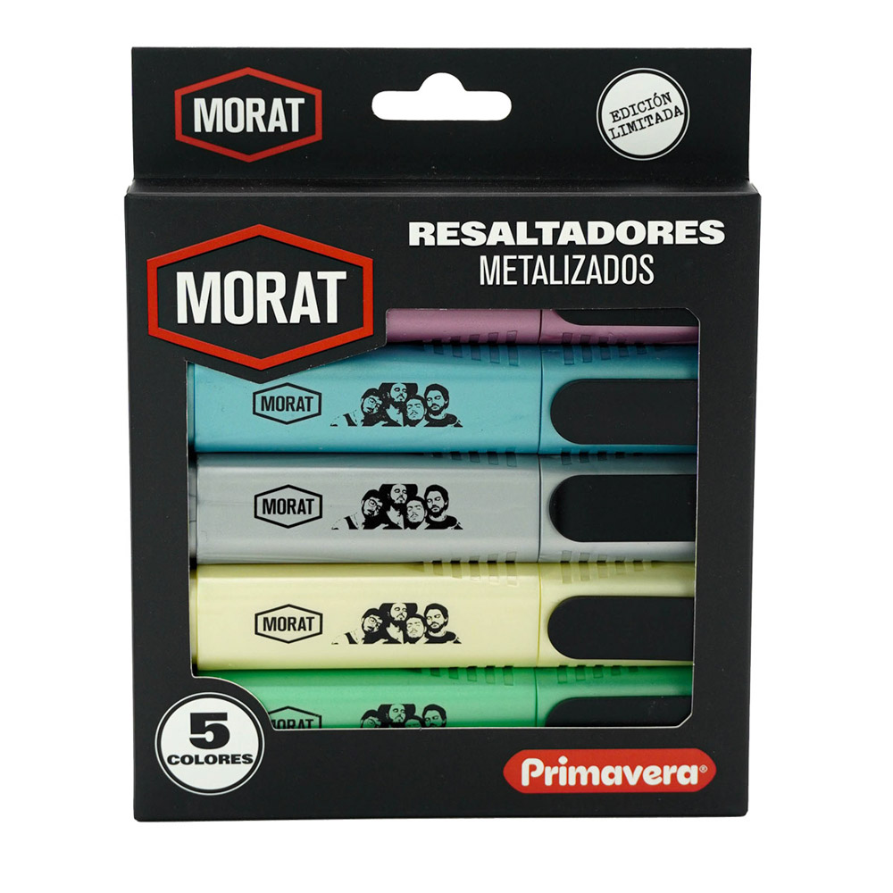 RESALTADORES METALICOS 5 COL PRIMAVERA MORAT 4115