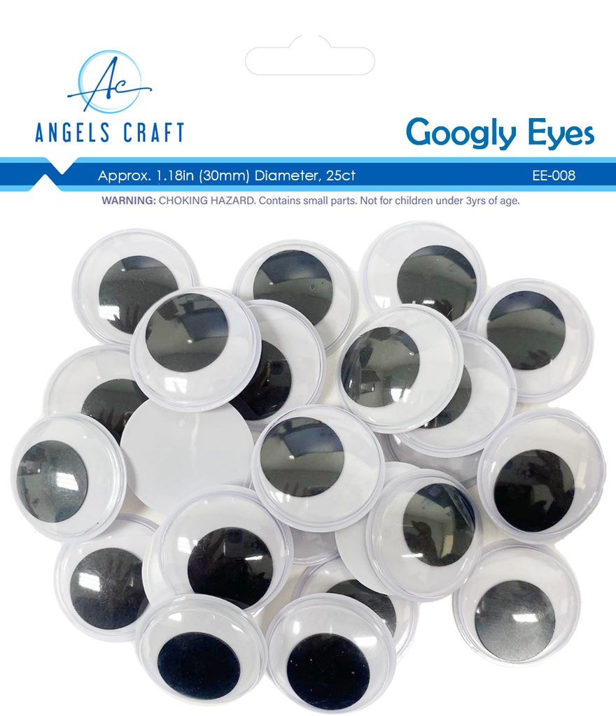OJOS MOVILES 30 MM 25 U. ANGELS CRAFT (12*30)