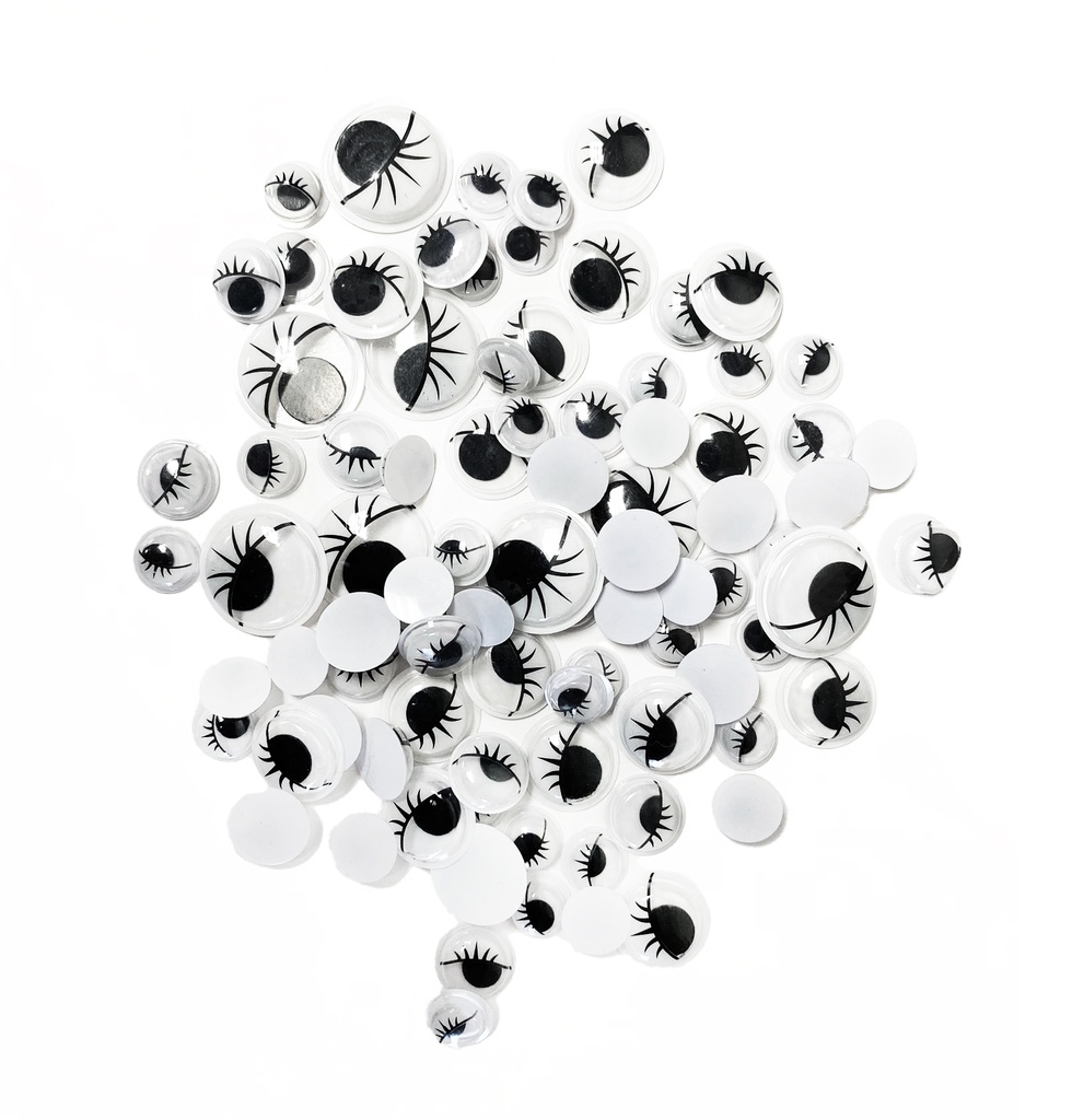 OJOS MOVILES CON PESTAÑAS 88 U. ANGELS CRAFT (12*30)
