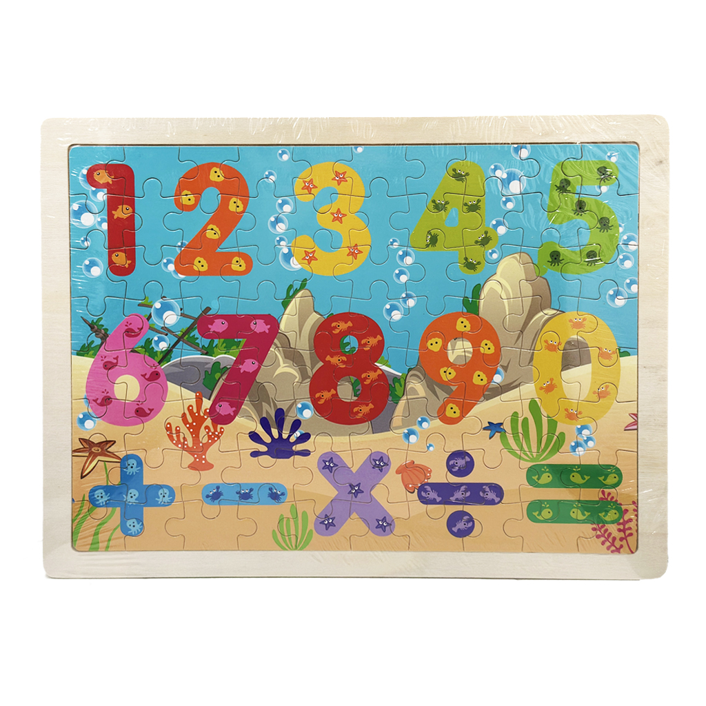 ROMPECABEZAS DE MADERA NUMEROS ANGELS CRAFT (12*12)