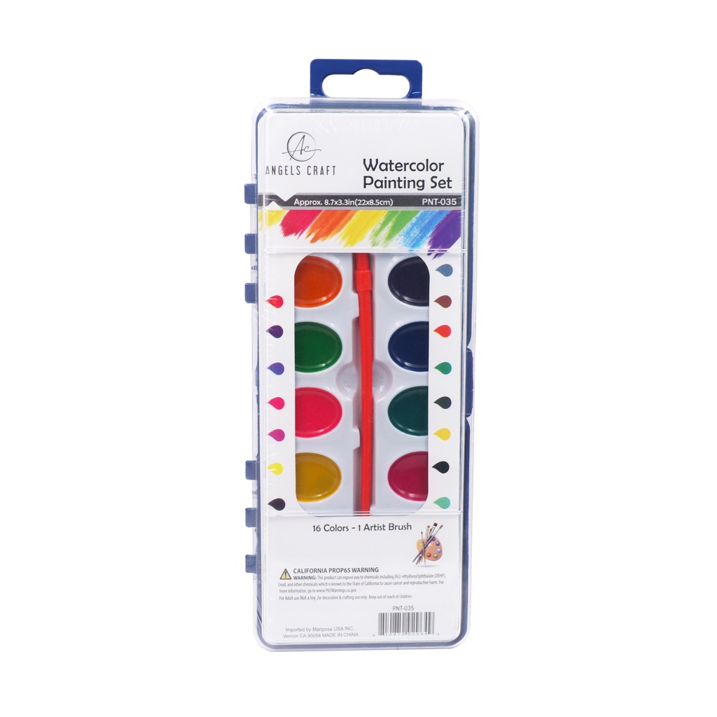 ACUARELAS EN PASTILLA 16 COL. ANGELS CRAFT (12*12)