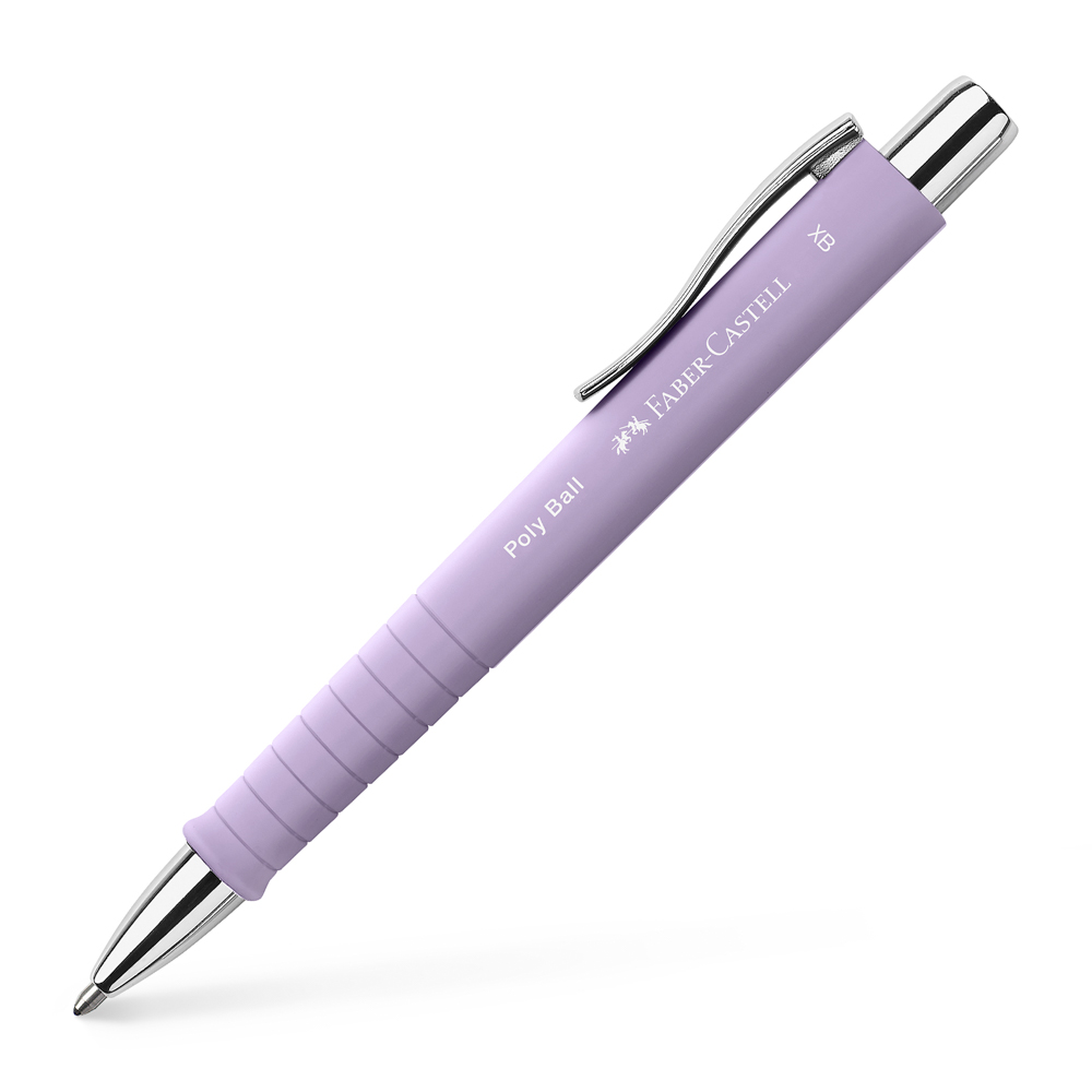 BOLIGRAFO POLY BALL XB LILA FABER CASTELL  