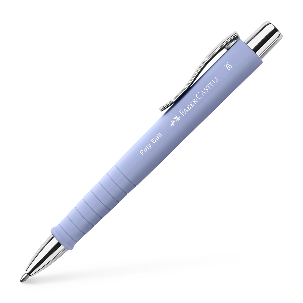 BOLIGRAFO POLY BALL XB IRIS PALIDO FABER CASTELL    