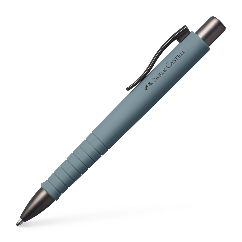 BOLIGRAFO POLY BALL URBAN GRIS PIEDRA FABER CASTELL   