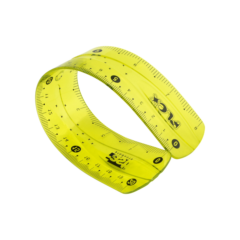 REGLA FLEXIBLE 20 CM. AMARILLA FAST   