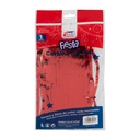 CORTINA DE FIESTA METALICA 1 X 2MT. ROJO FAST  