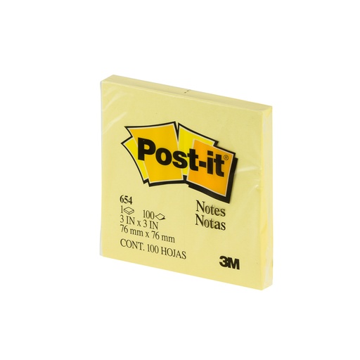 BLOCK POST-IT 3 PLG X 3 PLG AMARILLO SCOTCH