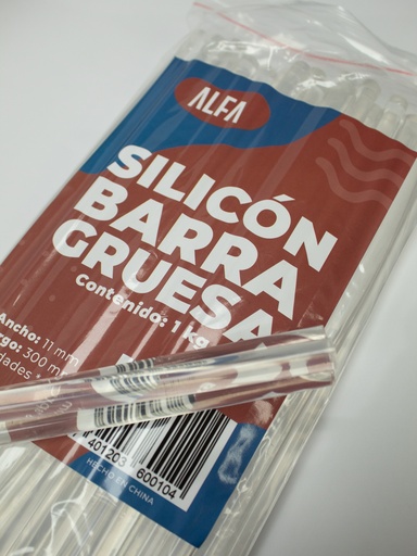 SILICON EN BARRA GRUESO 1 KG. 33 U. APROX ALFA