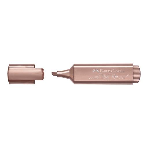 RESALTADOR METALICO PERLA ROSA FABER CASTELL