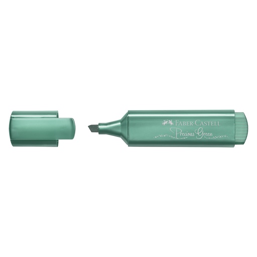 RESALTADOR METALICO VERDE FABER CASTELL