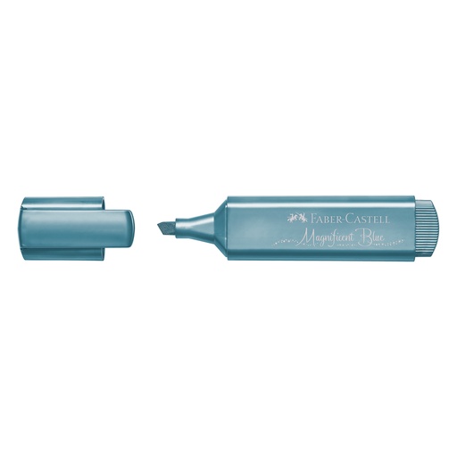 RESALTADOR METALICO AZUL FABER CASTELL