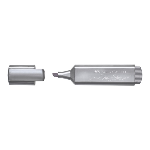 RESALTADOR METALICO PLATEADO FABER CASTELL