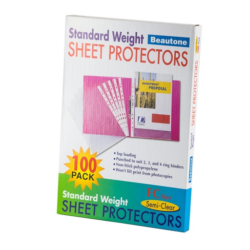PROTECTOR DE HOJAS OFICIO BEAUTONE