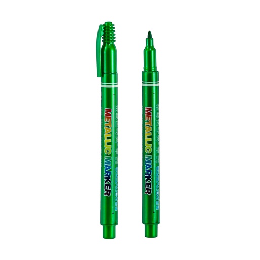 MARCADOR METALICO VERDE SIMBALION