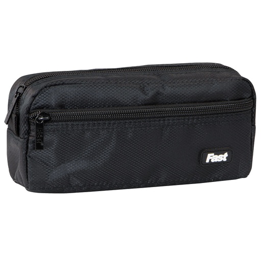 PORTALAPICES 2 ZIPPERS NEGRO FAST