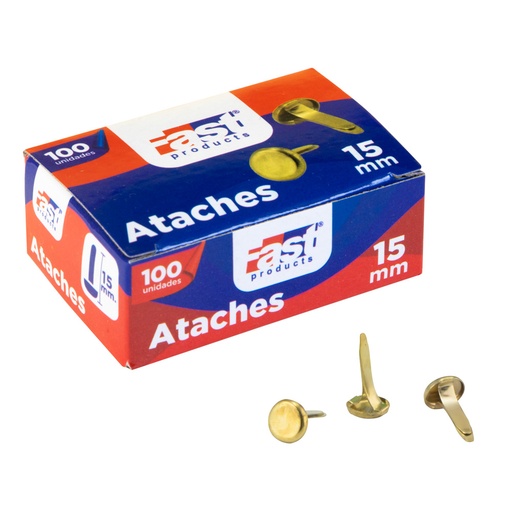 ATACHES 15 MM. 100 U. FAST